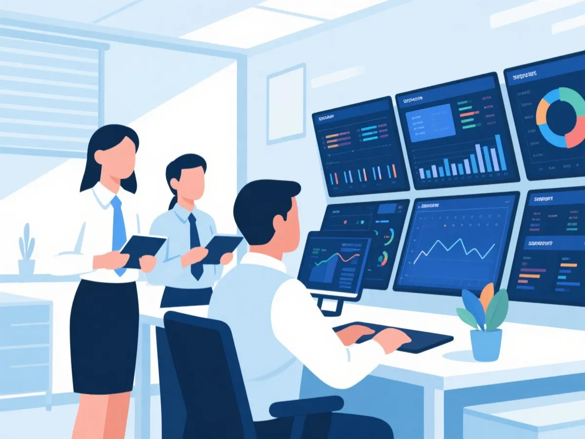 稳定监控与实时数据服务示意